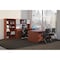 Officesource Julep Collection Nesting Chair with Arms and Casters, Black Frame OSSN6959FBK - alternate 3